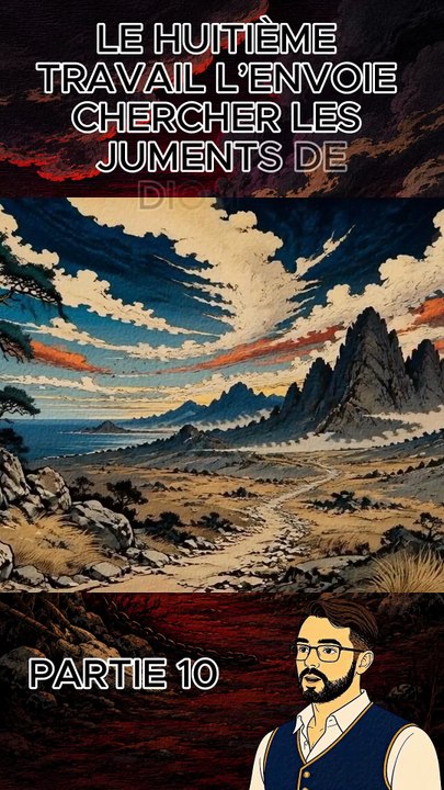 Héraclès / Hercule : Travail 8 - Juments de Diomède 10/15