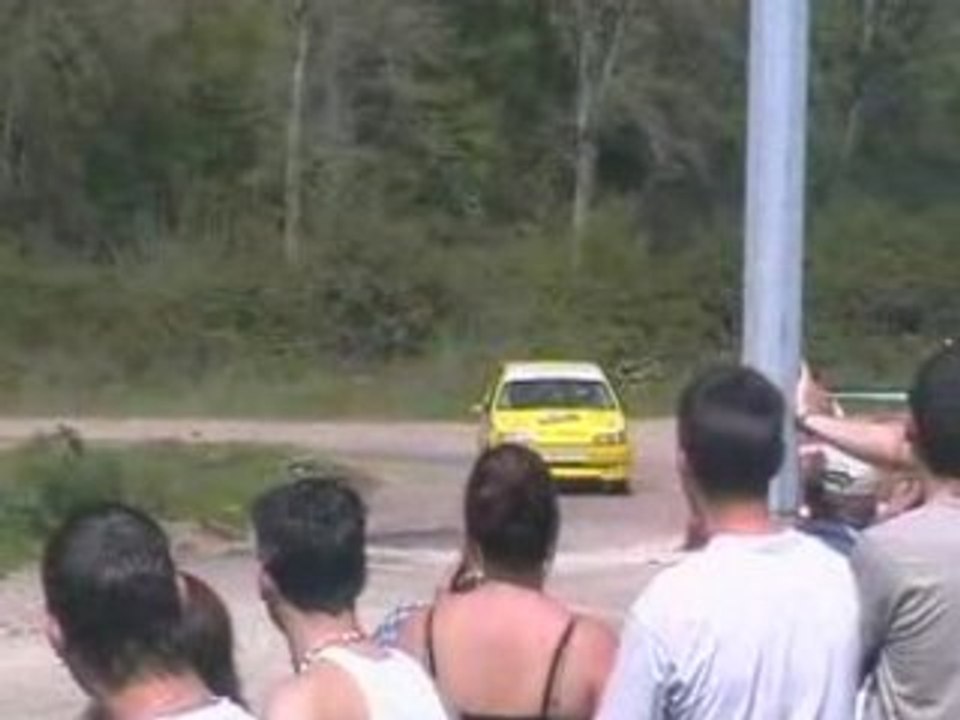 Damien Defert au rallye Dijon Côte d'Or 2008