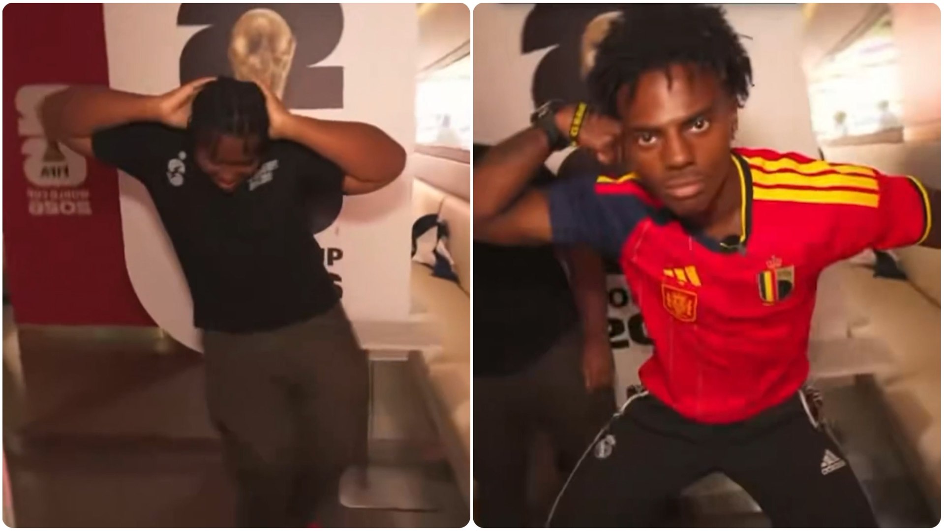 ¡Al ritmo de 'Superestrella'! Speed celebra la victoria de España