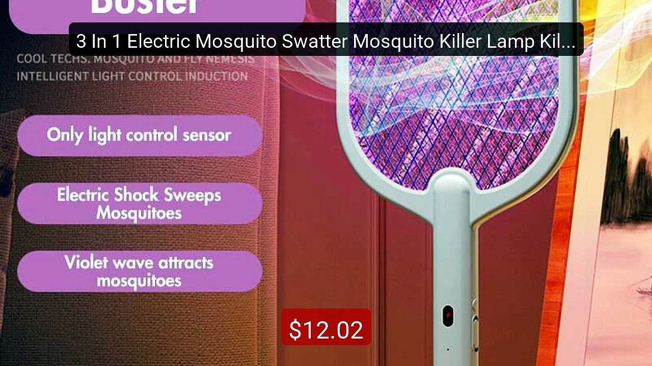 3 In 1 Electric Mosquito Swatter Mosquito Killer Lamp Killer I... -- Hot Deal 2026 | Limited Offer!