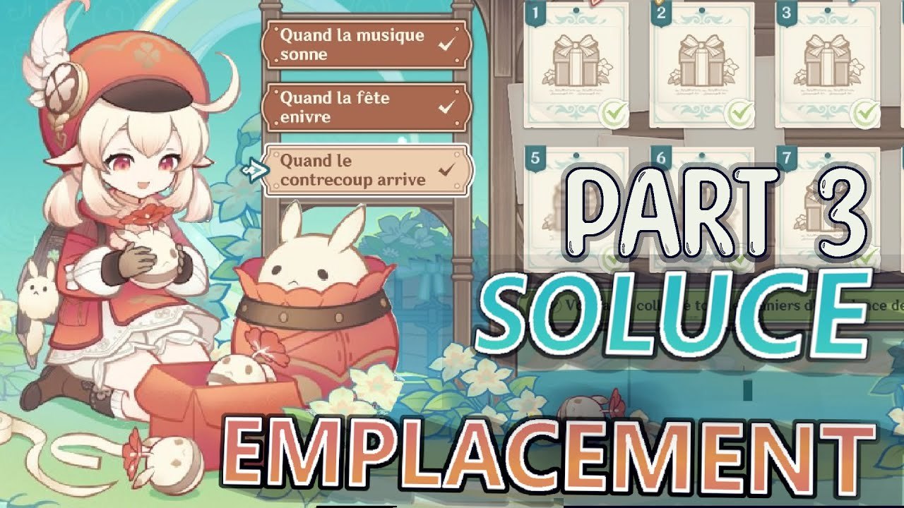 Genshin Impact FR | (Évent) Quand la fête arrive - Bénédiction féconde : Emplacements des coffres !