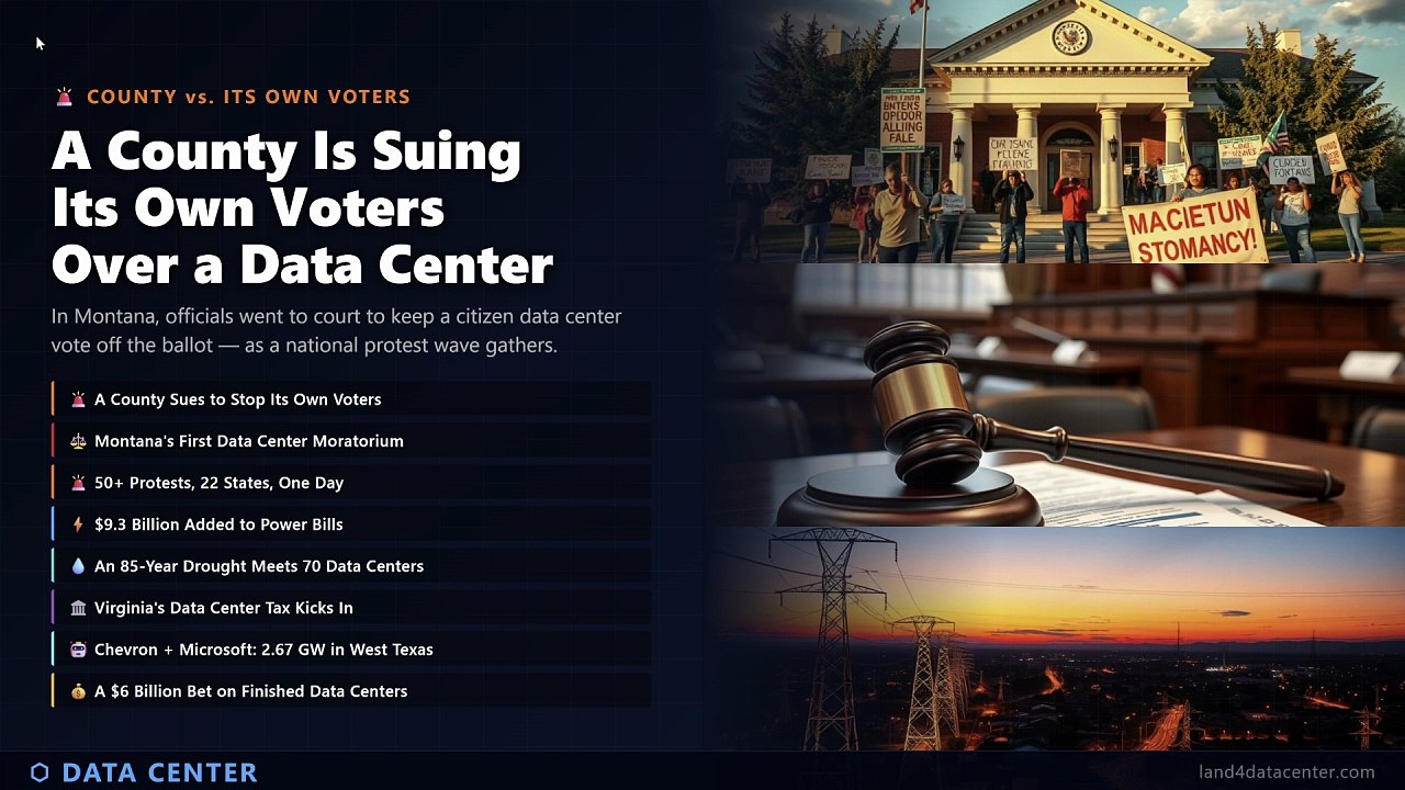 This County Is Suing Its Own Voters Over a Data Center