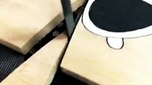 ​Cutting a Cool Sunglasses Drawing on Wood: Oddly Satisfying ASMR 🕶️✨ | Top G7 ASMR