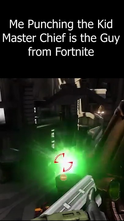 Punching the kid that said Master Chief is from...