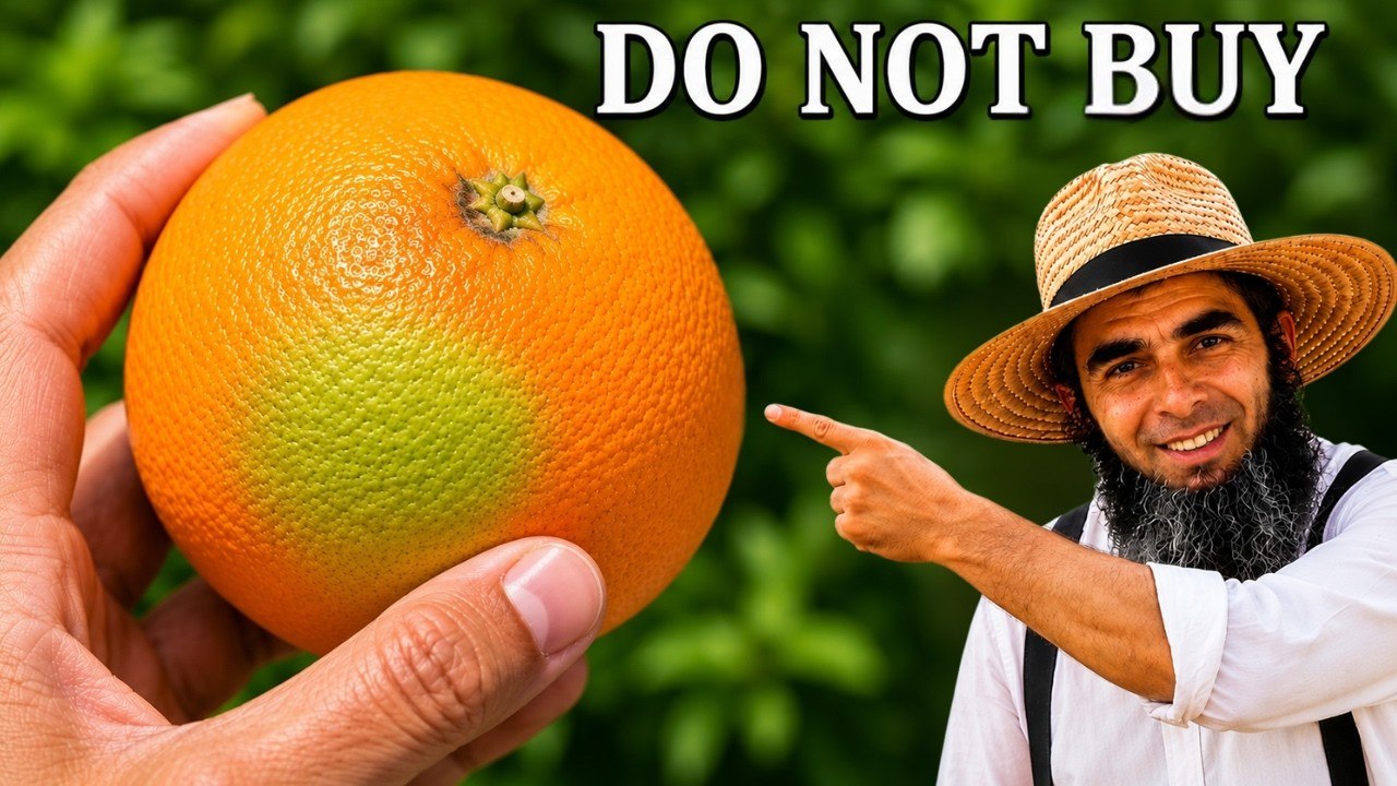 How to Pick a SWEET and JUICY Orange... The Old AMISH Way