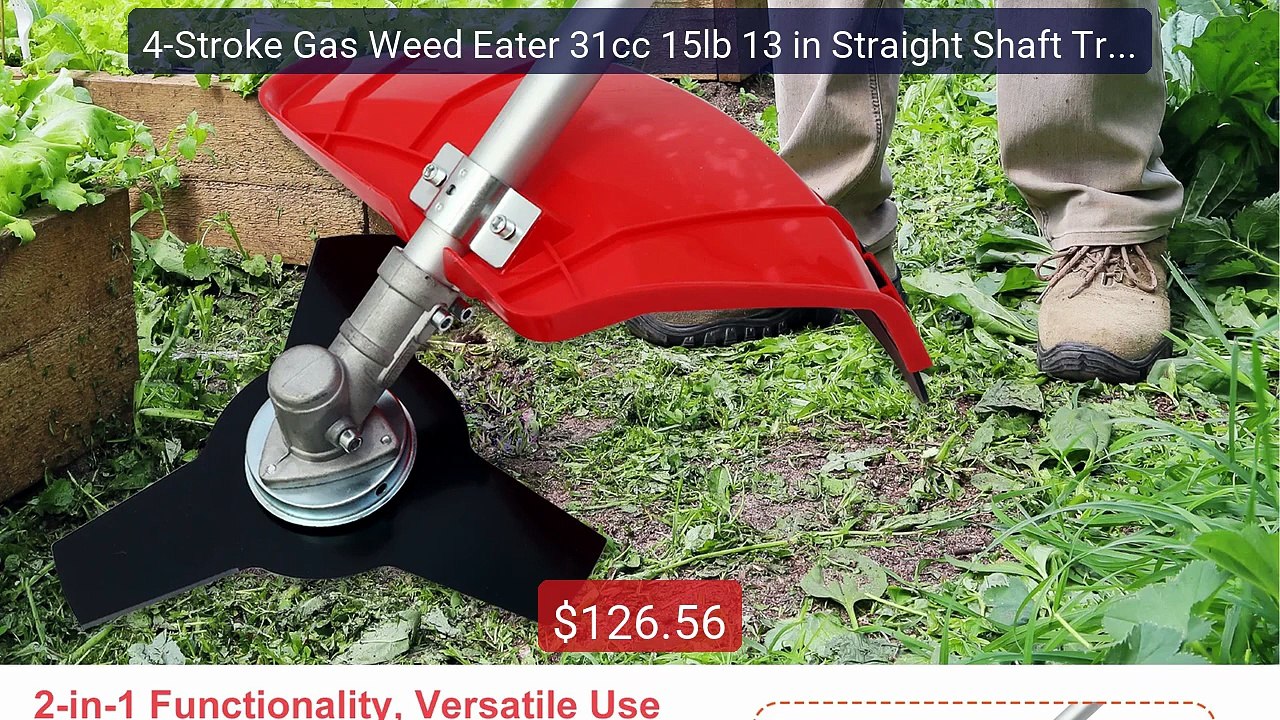 4-Stroke Gas Weed Eater 31cc 15lb 13 in Straight Shaft Trim... -- Top Pick 2026 | Unbeatable Price!
