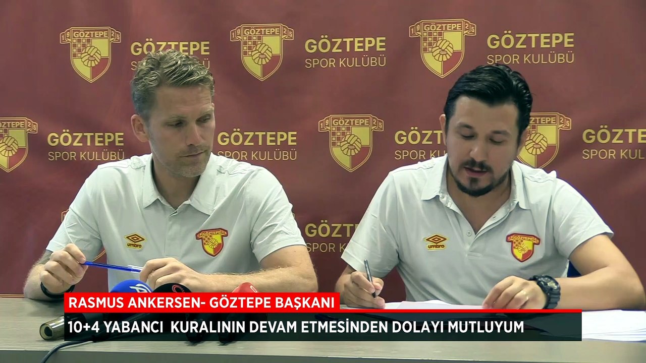 Göztepe Başkanı Rasmus Ankersen, yabancı kuralından memnun
