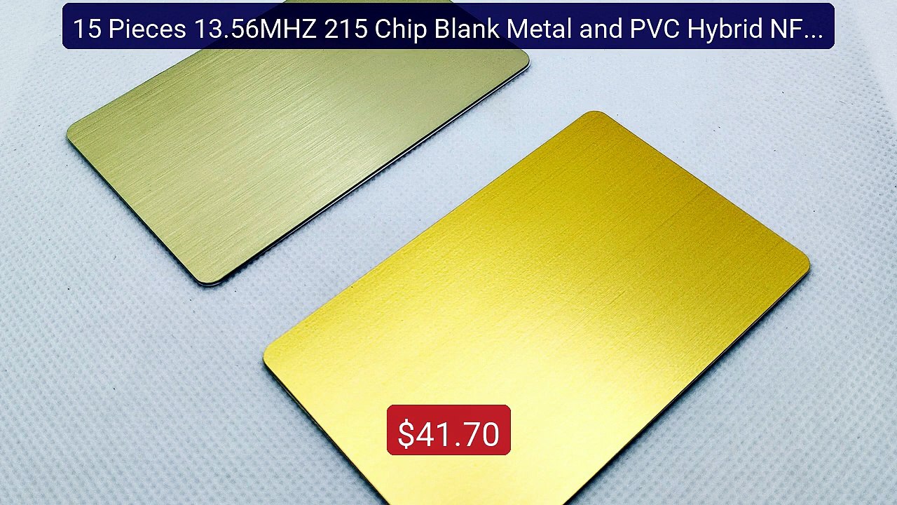 15 Pieces 13.56MHZ 215 Chip Blank Metal and PVC Hybrid NFC Social I... -- Top Rated 2026 | Buy Now!