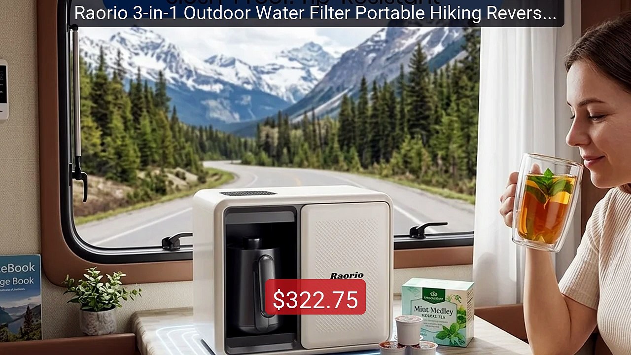 Raorio 3-in-1 Outdoor Water Filter Portable Hiking Reverse Osmosis... -- Best Deal 2026 | Shop Now!