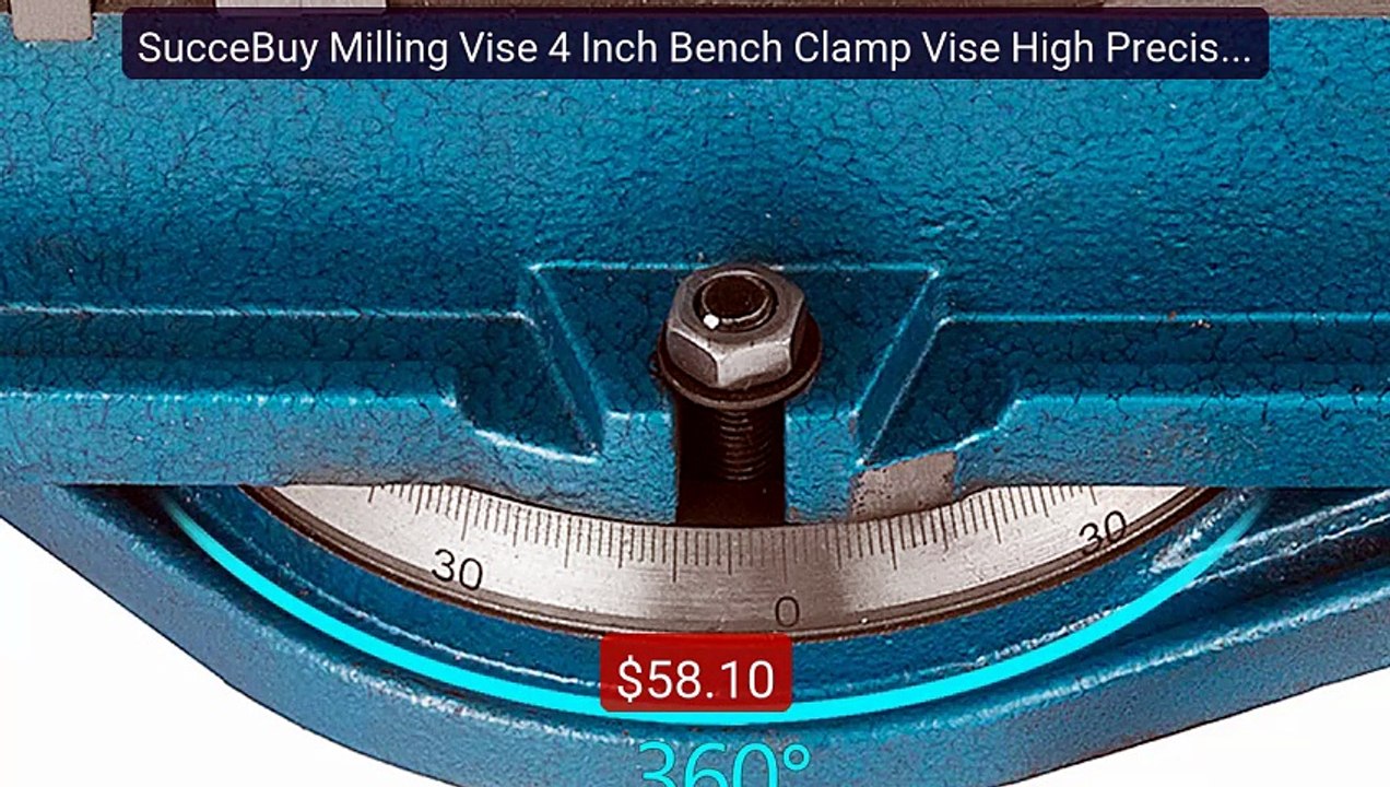 SucceBuy Milling Vise 4 Inch Bench Clamp Vise High Precision Clampi... -- Top Rated 2026 | Buy Now!