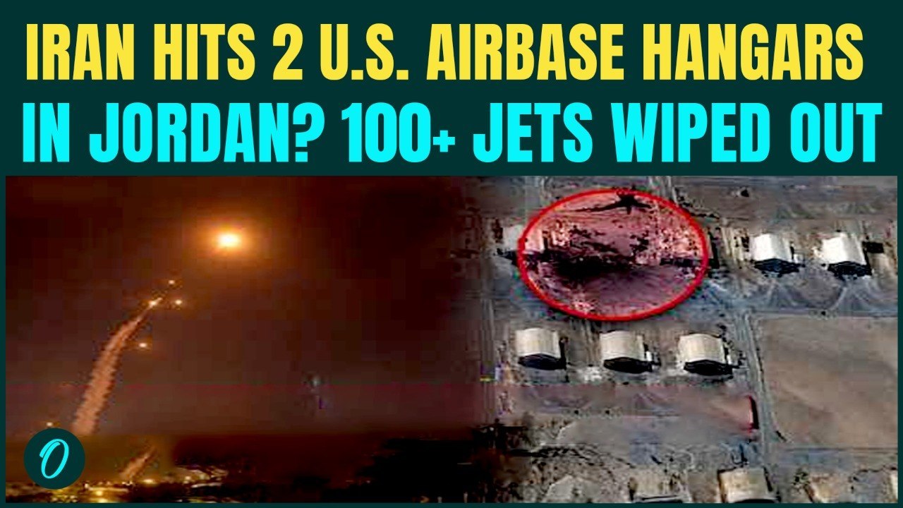 Iran OBLITERATES 100+ U.S Fighter Jets at Jordan Base? 2 Hangars DESTROYED As Iran Bombs US Base
