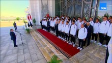 الرئيس السيسي: شرفتونا.. واحنا هنقدملكم كأس التقدير والاحترام