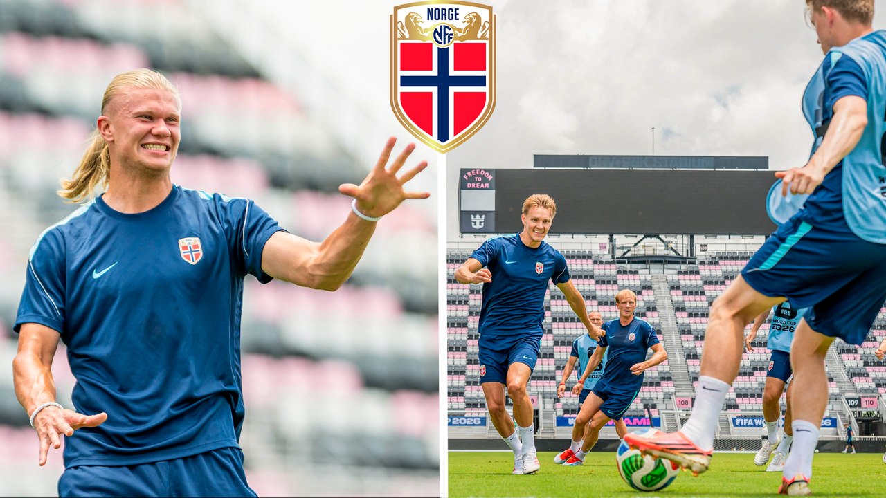Noruega vs. Inglaterra: Así el último entrenamiento de Haaland y compañia que busca el boleto a semis