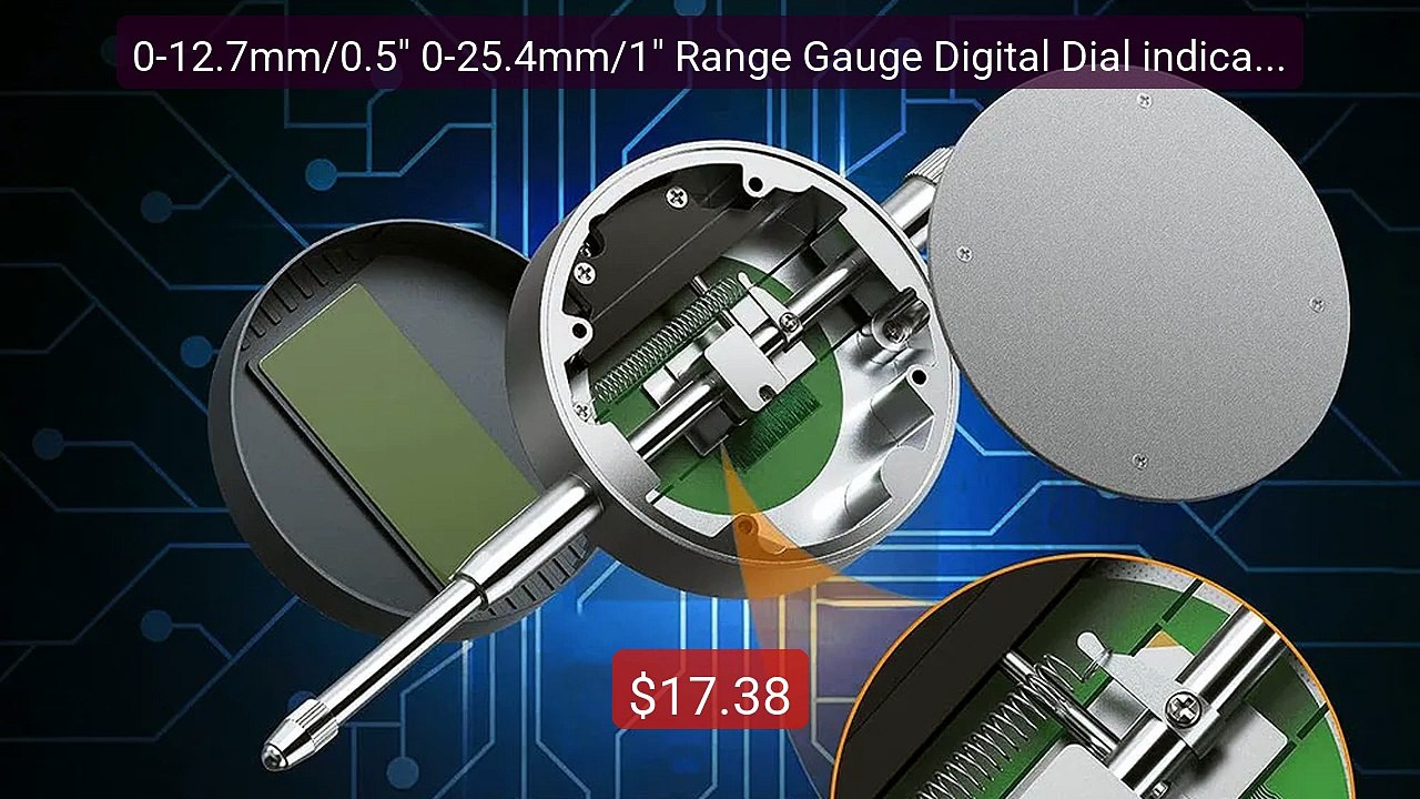 0-12.7mm/0.5" 0-25.4mm/1" Range Gauge Digital Dial indicator ... -- Amazing Value 2026 | Must Have!