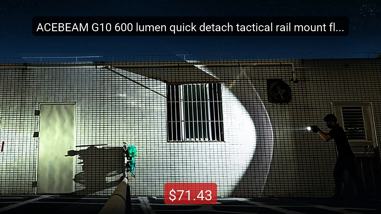 ACEBEAM G10 600 lumen quick detach tactical rail mount flashlight r... -- Top Rated 2026 | Buy Now!