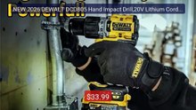 NEW 2026 DEWALT DCD805 Hand Impact Drill,20V Lithium Cordless... -- Amazing Value 2026 | Must Have!