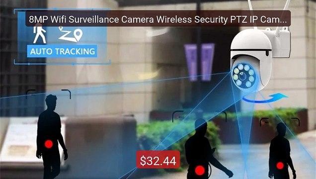 8MP Wifi Surveillance Camera Wireless Security PTZ IP Camera Color ... Top Rated 2026 | Buy Now!