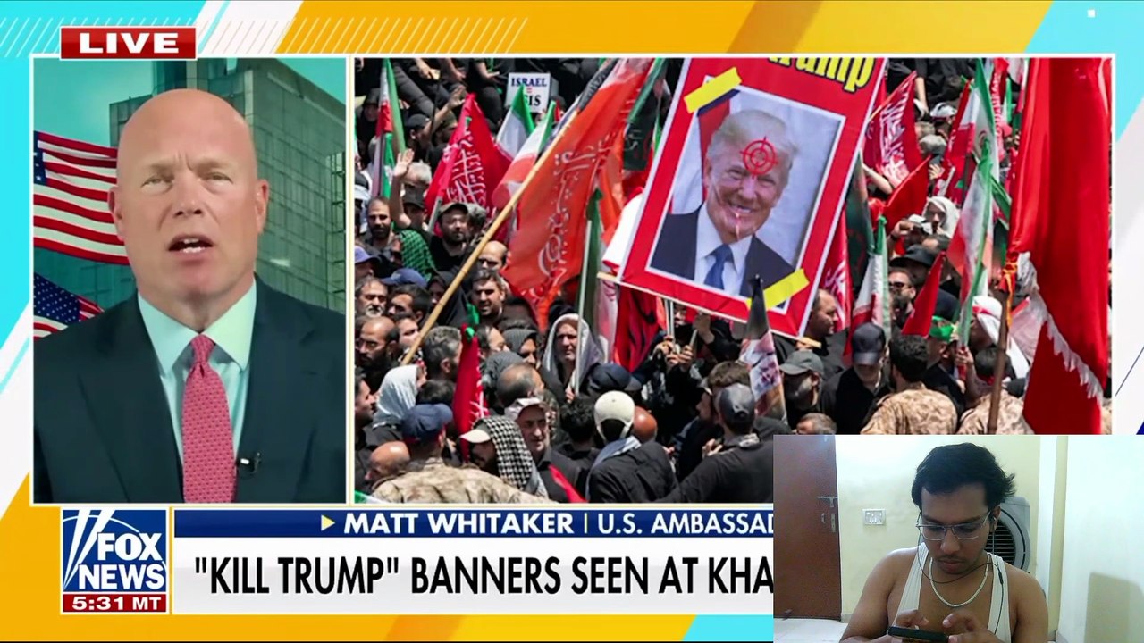 Iran’s threat against Trump is ‘REAL,’ Matt Whitaker warns