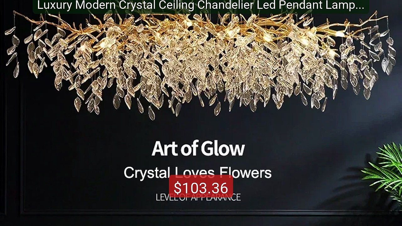 Luxury Modern Crystal Ceiling Chandelier Led Pendant Lamp D... -- Top Pick 2026 | Unbeatable Price!