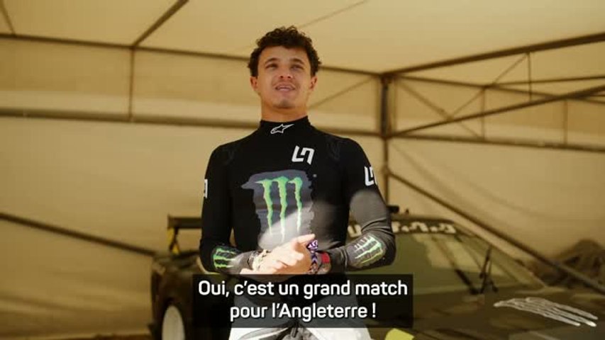 Lando Norris souhaite bonne chance aux Three Lions avant la Norvège