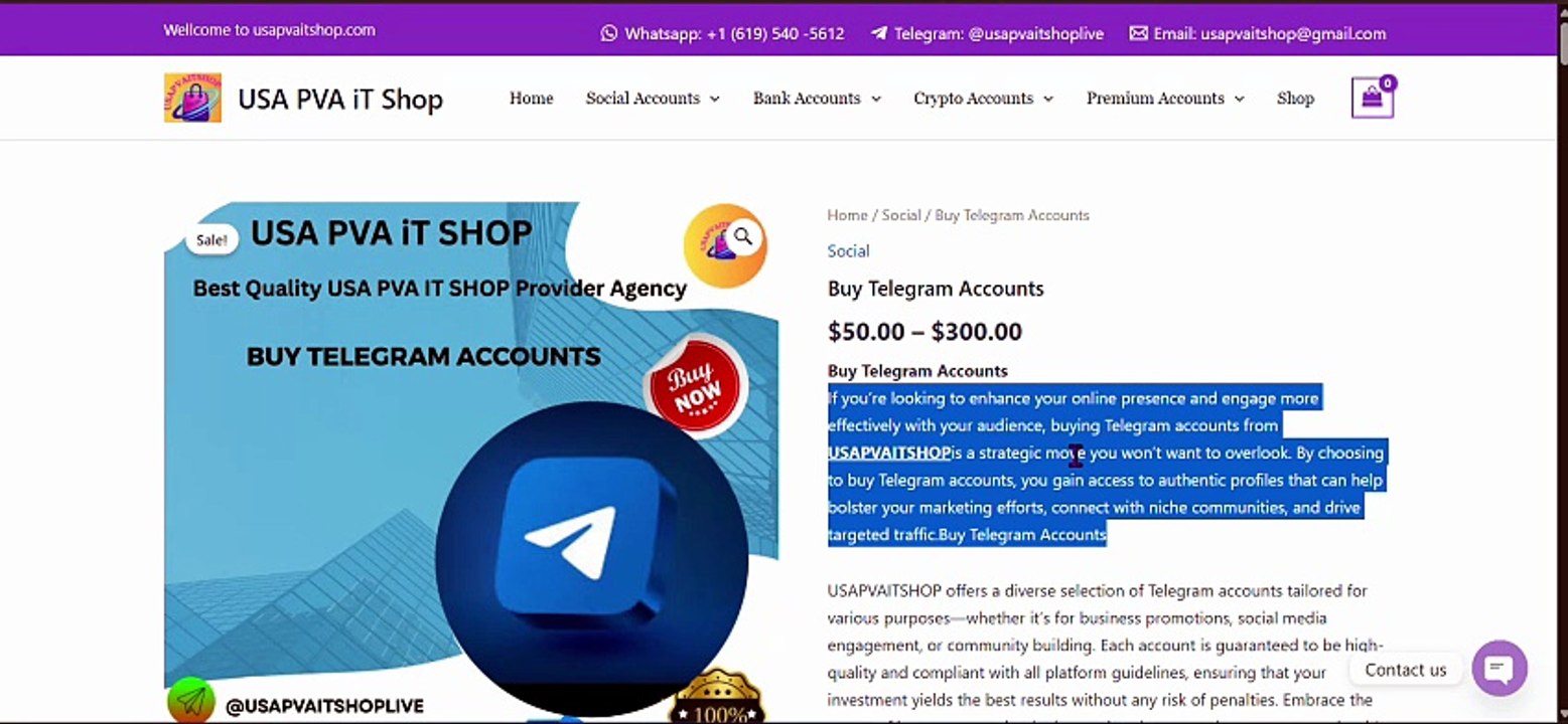 Top 9 Sites to Buy- Telegram- Accounts- Securely -