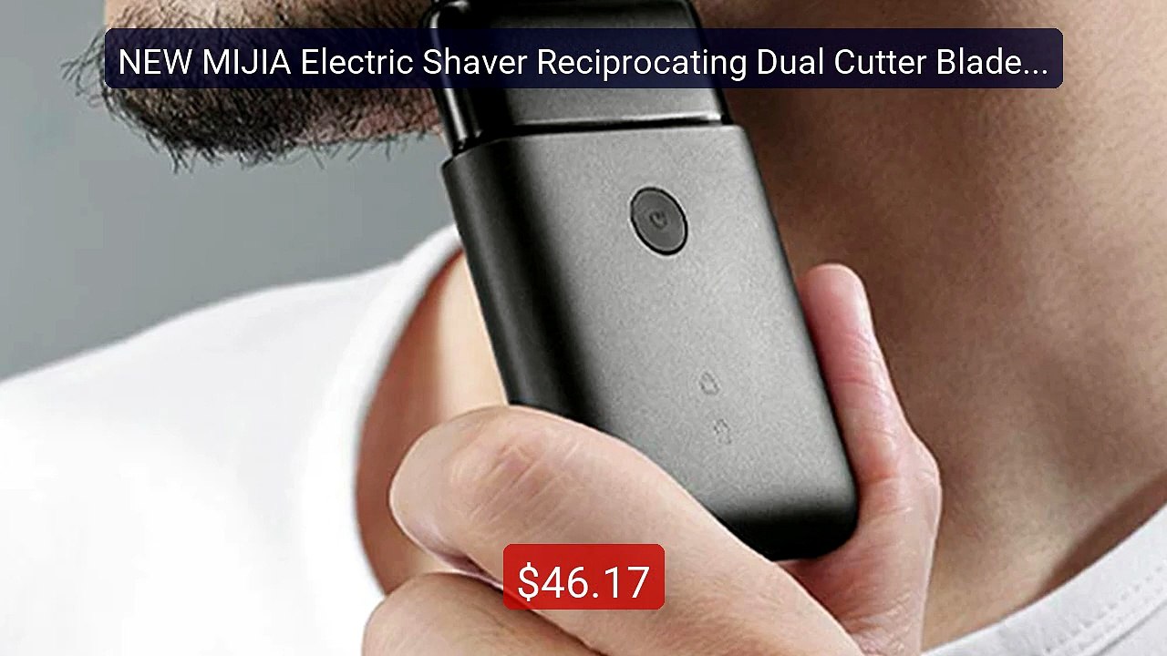 NEW MIJIA Electric Shaver Reciprocating Dual Cutter Blade Wate... -- Best Buy 2026 | Great Quality!