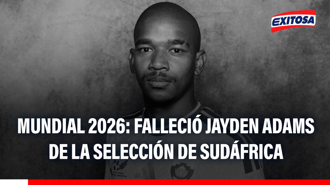 Mundial 2026: Falleció Jayden Adams, jugador de la selección de Sudáfrica