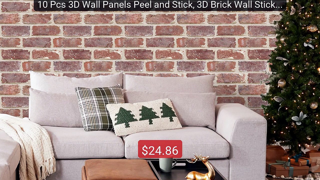 10 Pcs 3D Wall Panels Peel and Stick, 3D Brick Wall Stickers, Adhe... -- Best Deal 2026 | Shop Now!