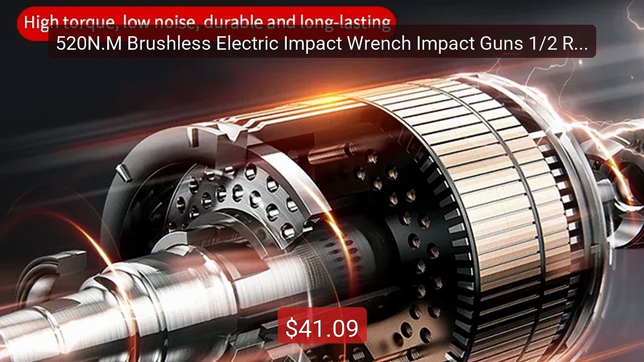 520N.M Brushless Electric Impact Wrench Impact Guns 1/2 Reverse Co... -- Best Deal 2026 | Shop Now!