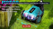 Gisam 46000RPM Brushless Electric Lawn Mower Cordless Grass Tr... -- Best Buy 2026 | Great Quality!