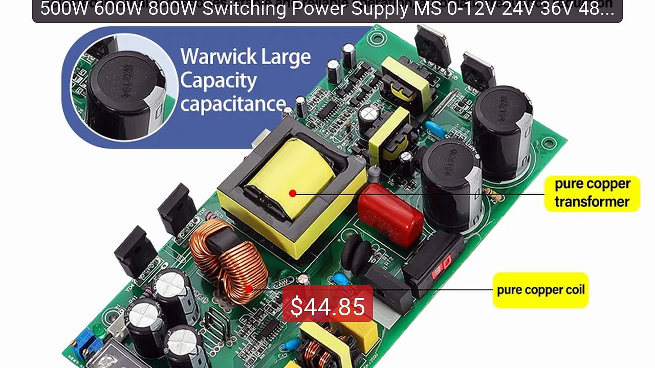 500W 600W 800W Switching Power Supply MS 0-12V 24V 36V 48V 60V... -- Hot Deal 2026 | Limited Offer!