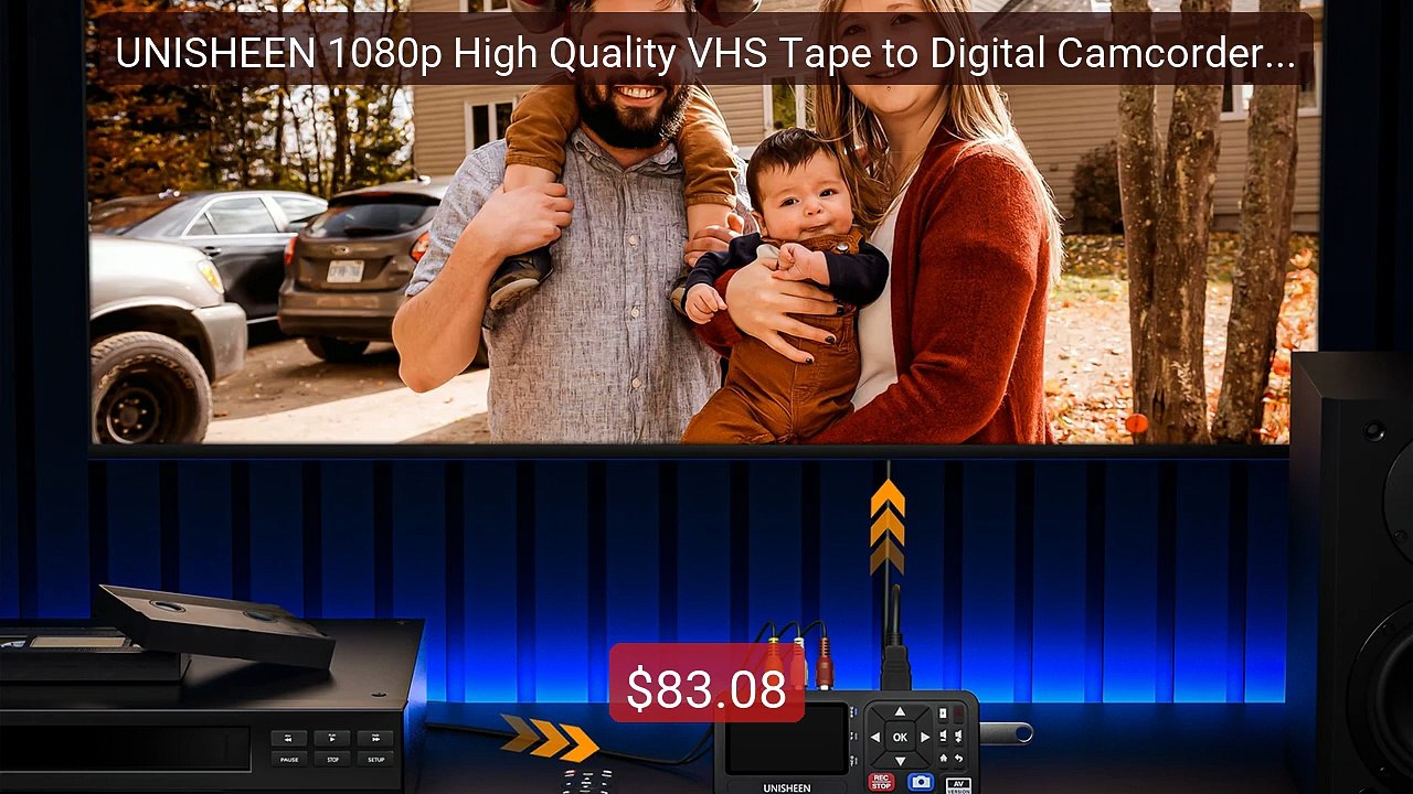 UNISHEEN 1080p High Quality VHS Tape to Digital Camcorder DVD Conv... -- Best Deal 2026 | Shop Now!