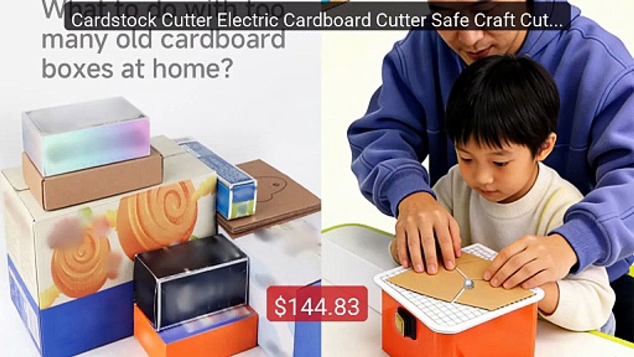 Cardstock Cutter Electric Cardboard Cutter Safe Craft Cutting... -- Amazing Value 2026 | Must Have!