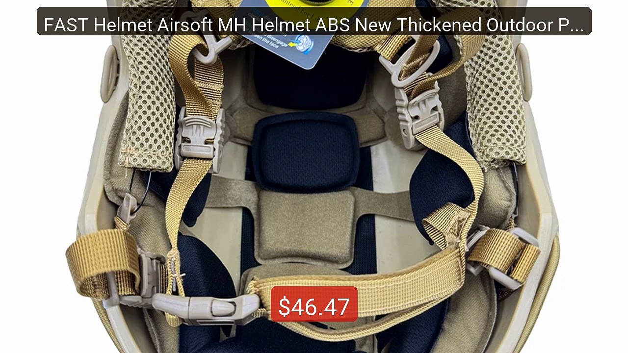 FAST Helmet Airsoft MH Helmet ABS New Thickened Outdoor PJ Air... -- Best Buy 2026 | Great Quality!