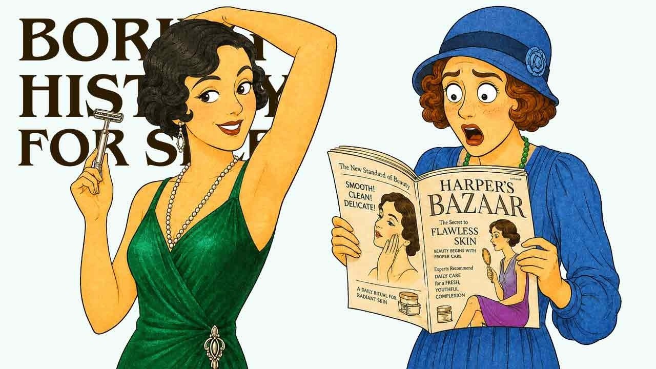 How Gillette Invented the Idea That Women Should Be Hairless | Boring History for Sleep