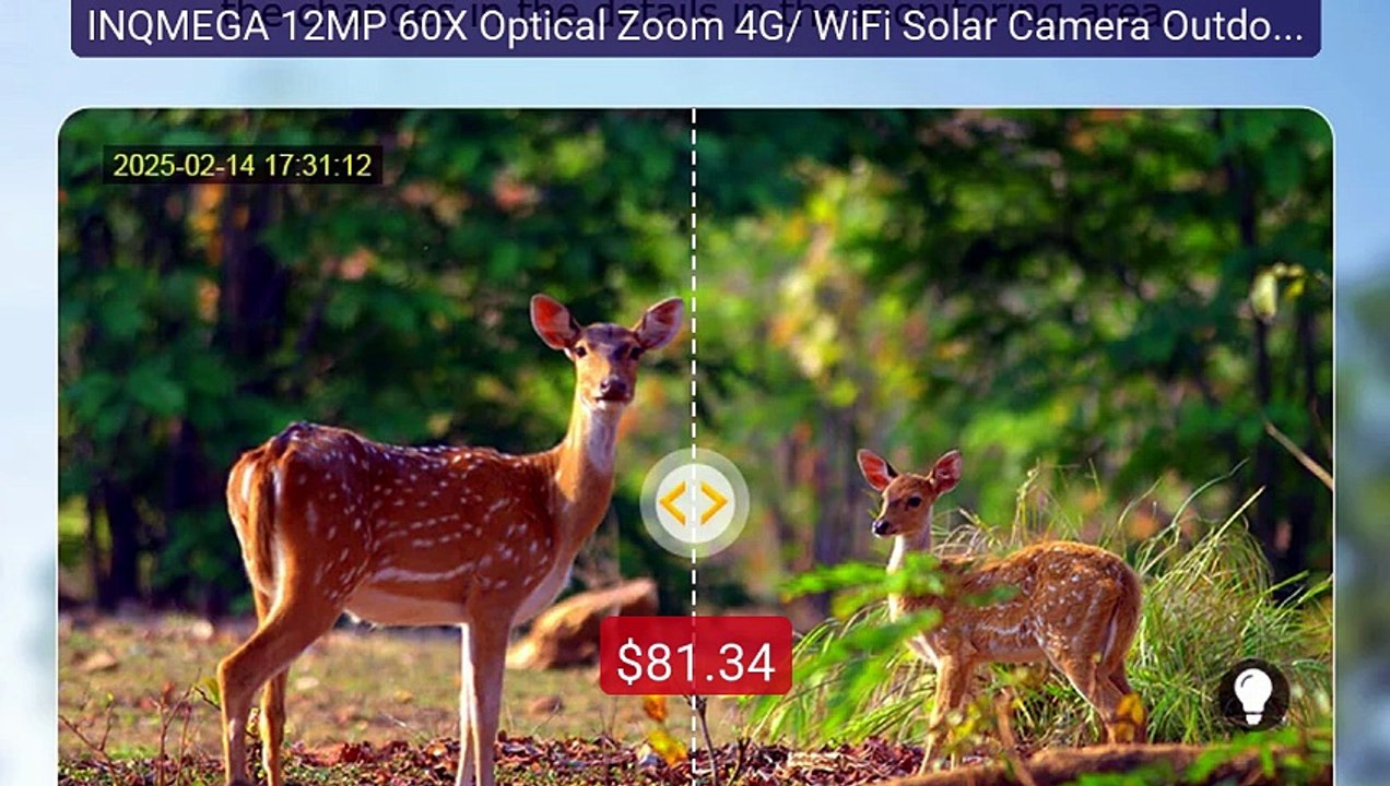 INQMEGA 12MP 60X Optical Zoom 4G/ WiFi Solar Camera Outdoor... -- Top Pick 2026 | Unbeatable Price!