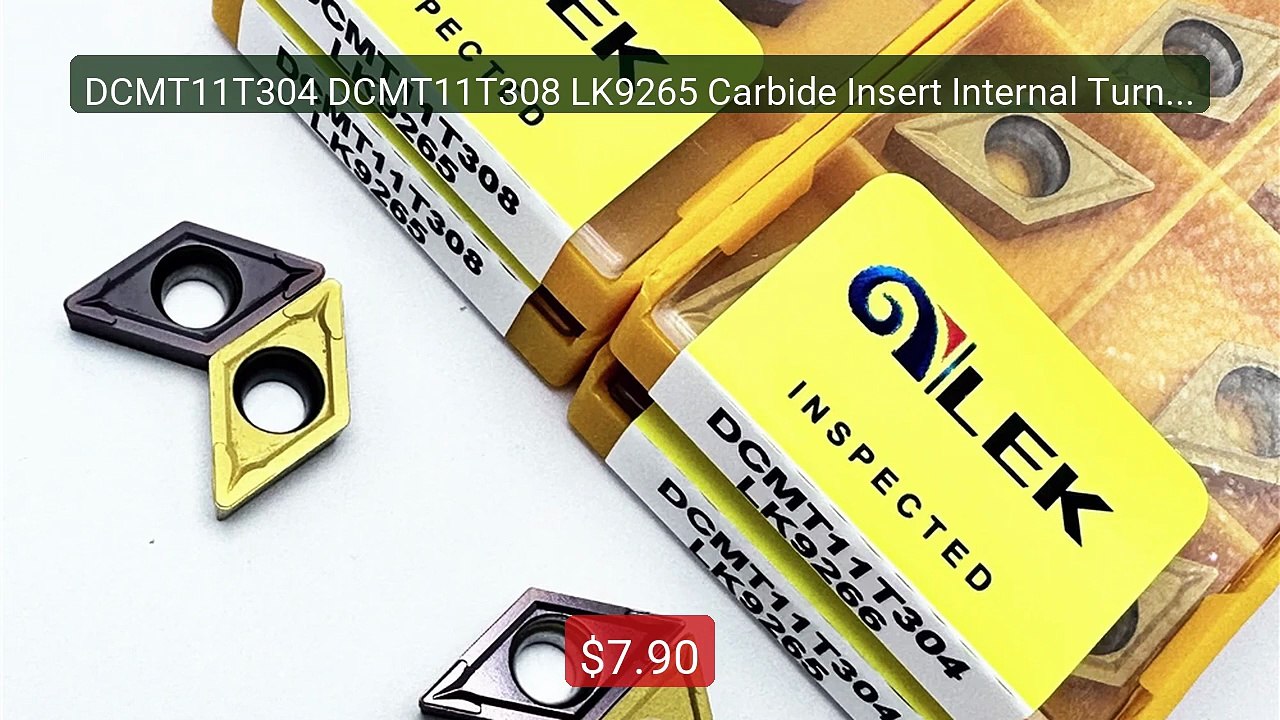DCMT11T304 DCMT11T308 LK9265 Carbide Insert Int...