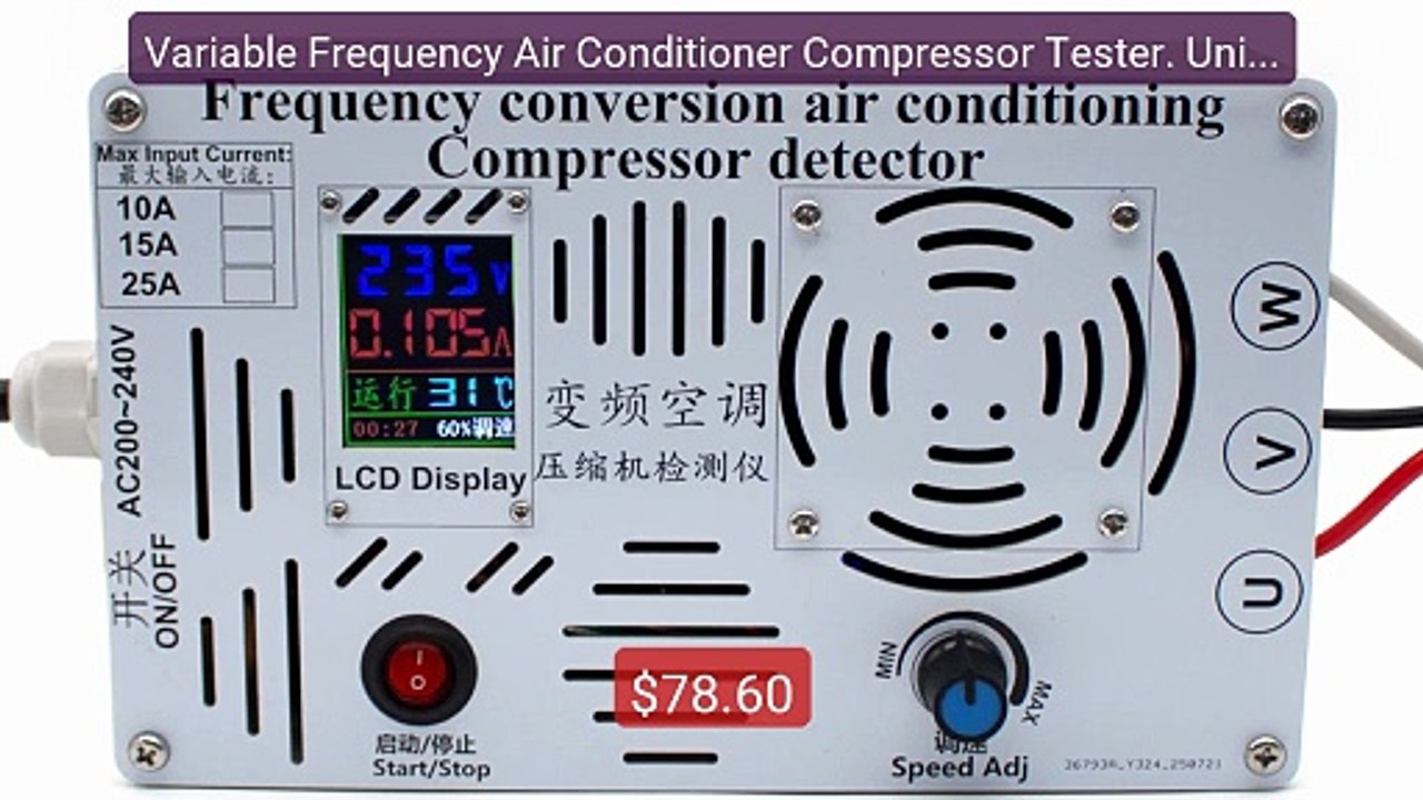 Variable Frequency Air Conditioner Compressor Tester. Unive... -- Top Pick 2026 | Unbeatable Price!