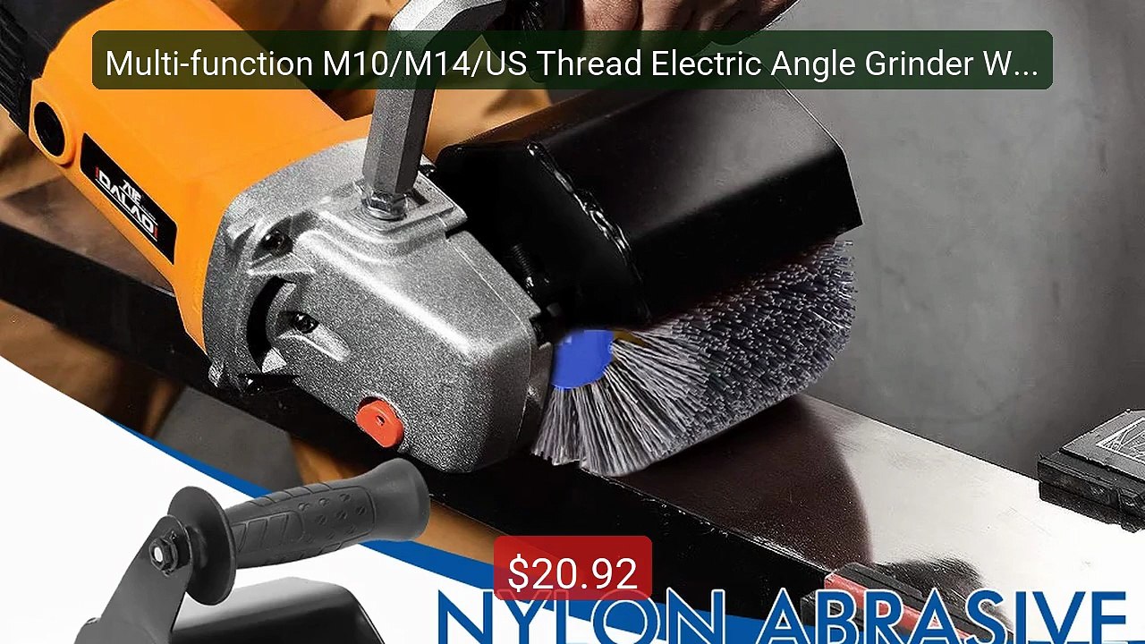 Multi-function M10/M14/US Thread Electric Angle Grinder Wire Drawi... -- Best Deal 2026 | Shop Now!