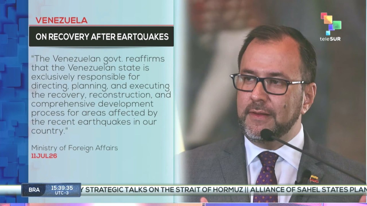 Venezuela on recovery after earthquakes