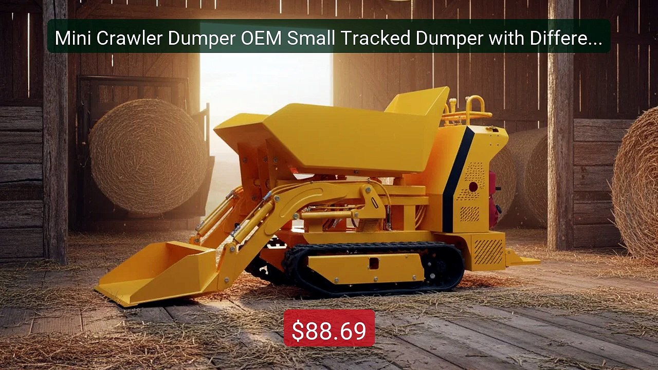 Mini Crawler Dumper OEM Small Tracked Dumper with Different Lo... -- Best Buy 2026 | Great Quality!