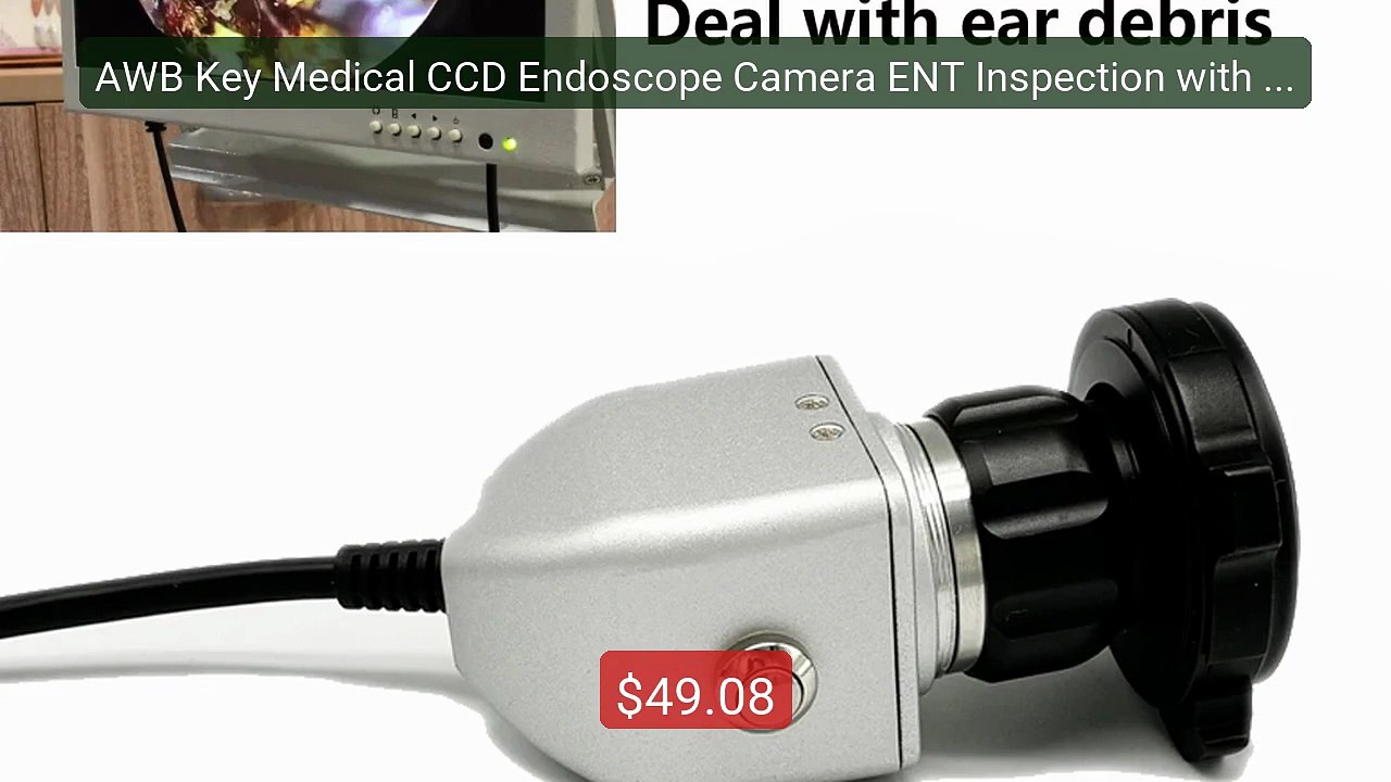 AWB Key Medical CCD Endoscope Camera ENT Inspection with F22mm Coup... -- Top Rated 2026 | Buy Now!