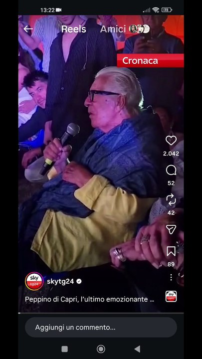 In ricordo di Peppino di capri morto a 87 anni a capri