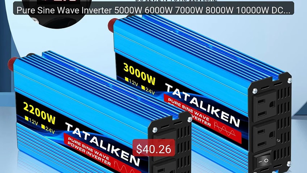 Pure Sine Wave Inverter 5000W 6000W 7000W 8000W 10000W DC To ... -- Amazing Value 2026 | Must Have!