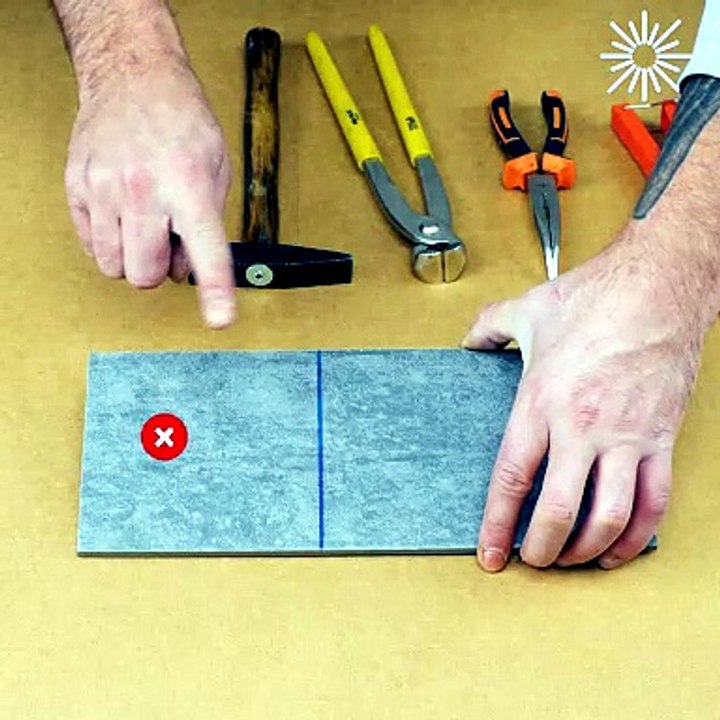 Save time with this tile cutting hack