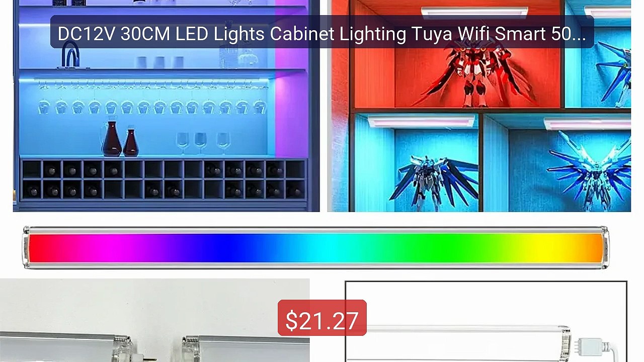 DC12V 30CM LED Lights Cabinet Lighting Tuya Wifi Smart 5050 RGB Dim... -- Top Rated 2026 | Buy Now!
