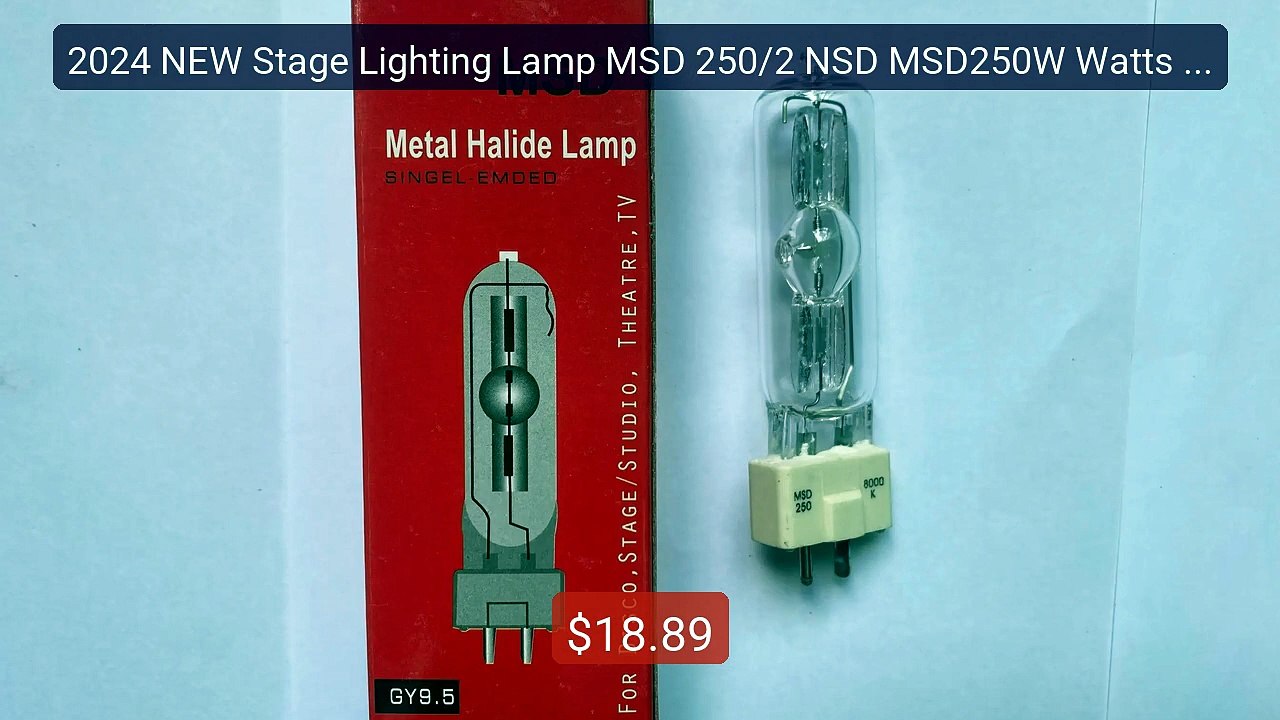 2024 NEW Stage Lighting Lamp MSD 250/2 NSD MSD250W Watts 90V M... -- Best Buy 2026 | Great Quality!