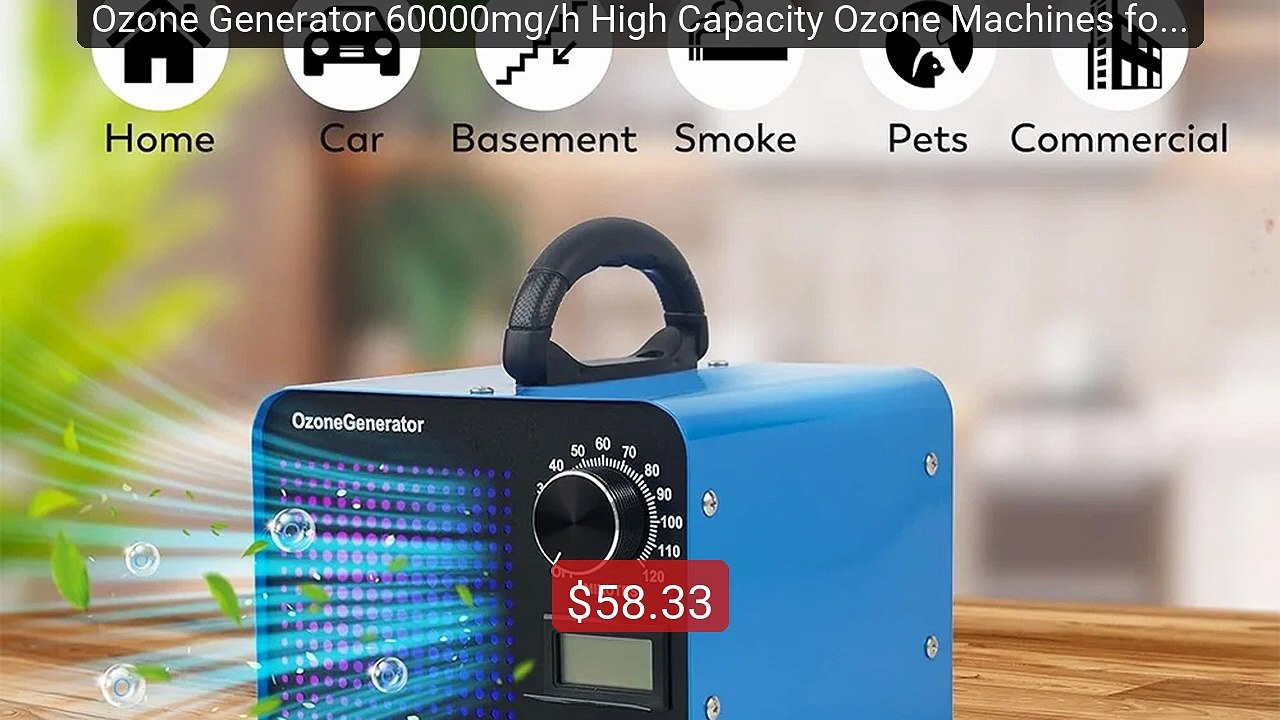 Ozone Generator 60000mg/h High Capacity Ozone Machines for Home and... -- Top Rated 2026 | Buy Now!
