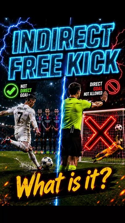 Indirect Free Kick Explained | FIFA Football Rules in 30 Seconds