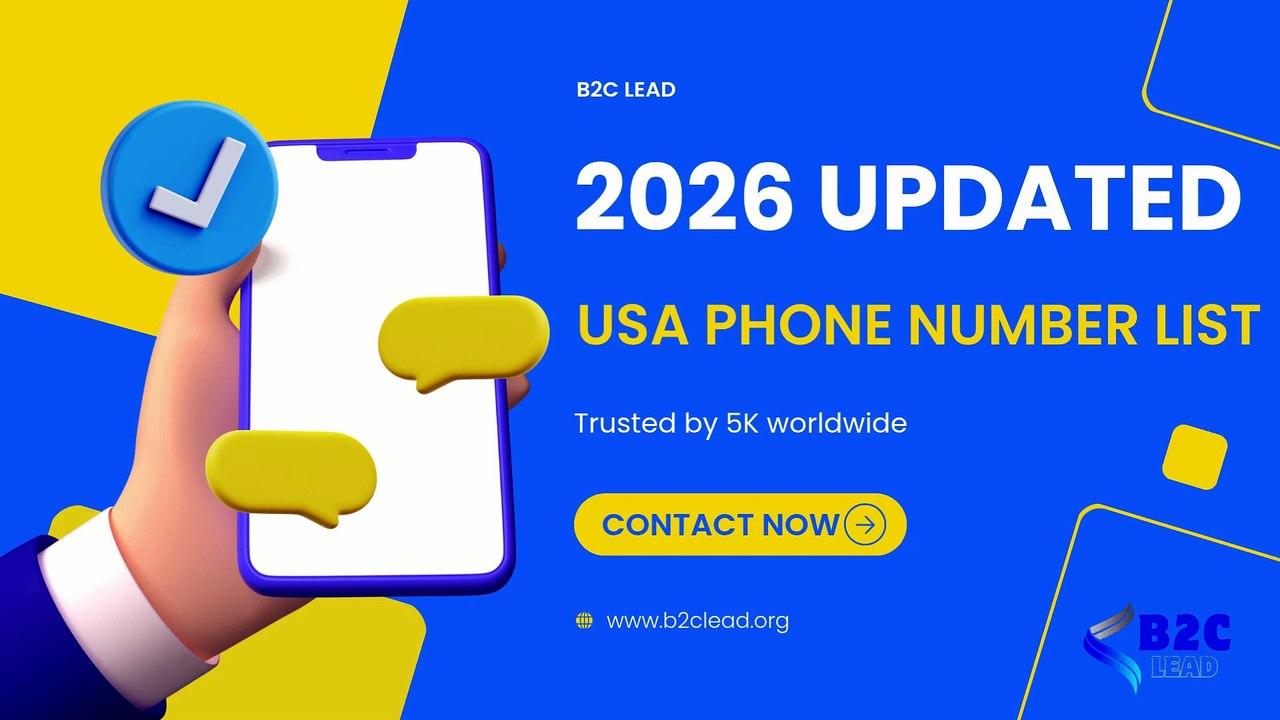 USA Phone Number List for Targeted Marketing | Verified USA Consumer Mobile Numbers by B2C Lead
